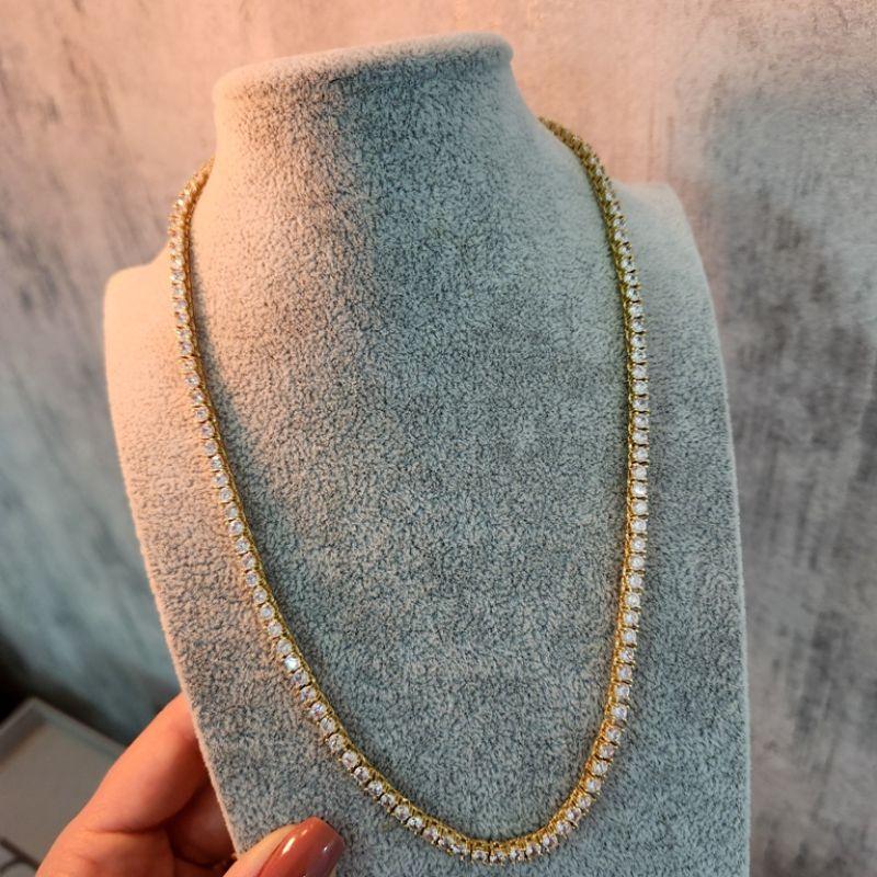 COLAR OURO RIVIERA 4 PONTAS