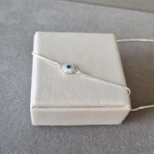 COLAR PRATA CHOKER OLHO	