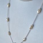 COLAR PRATA CHOKER PÉROLA DE ÁGUA DOCE