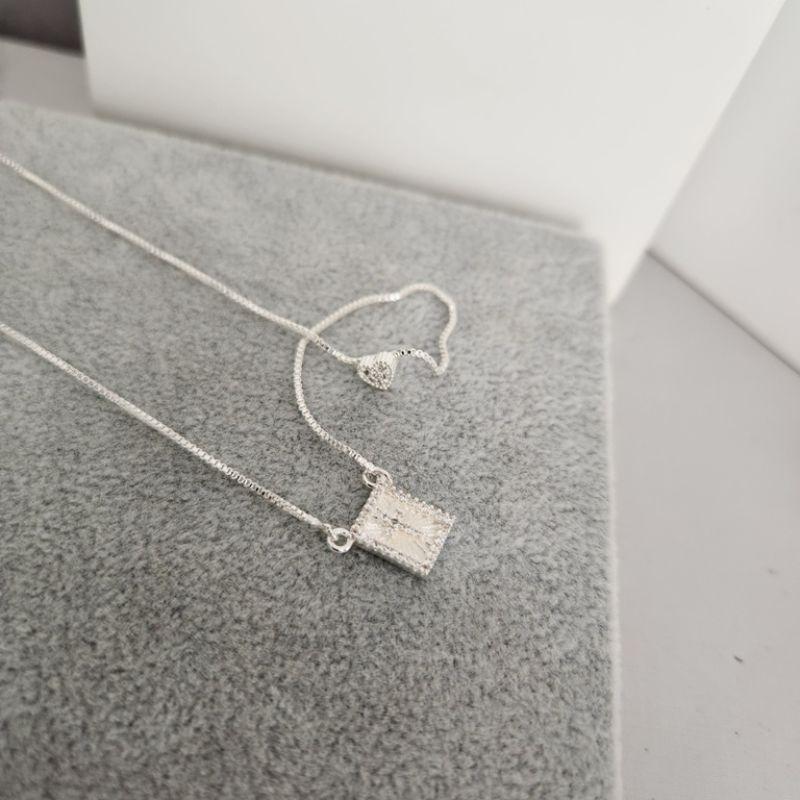 COLAR PRATA CRUZ Z CORAÇÃO