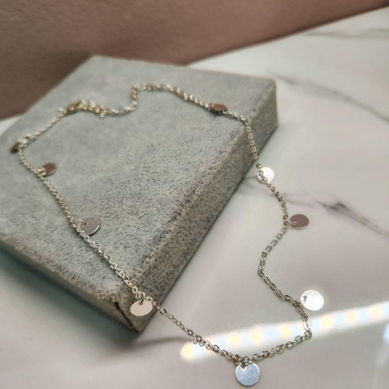 COLAR PRATA DISCO PING