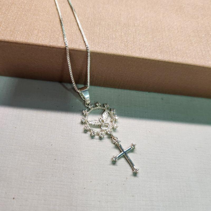 COLAR PRATA DIVINO CRUZ B