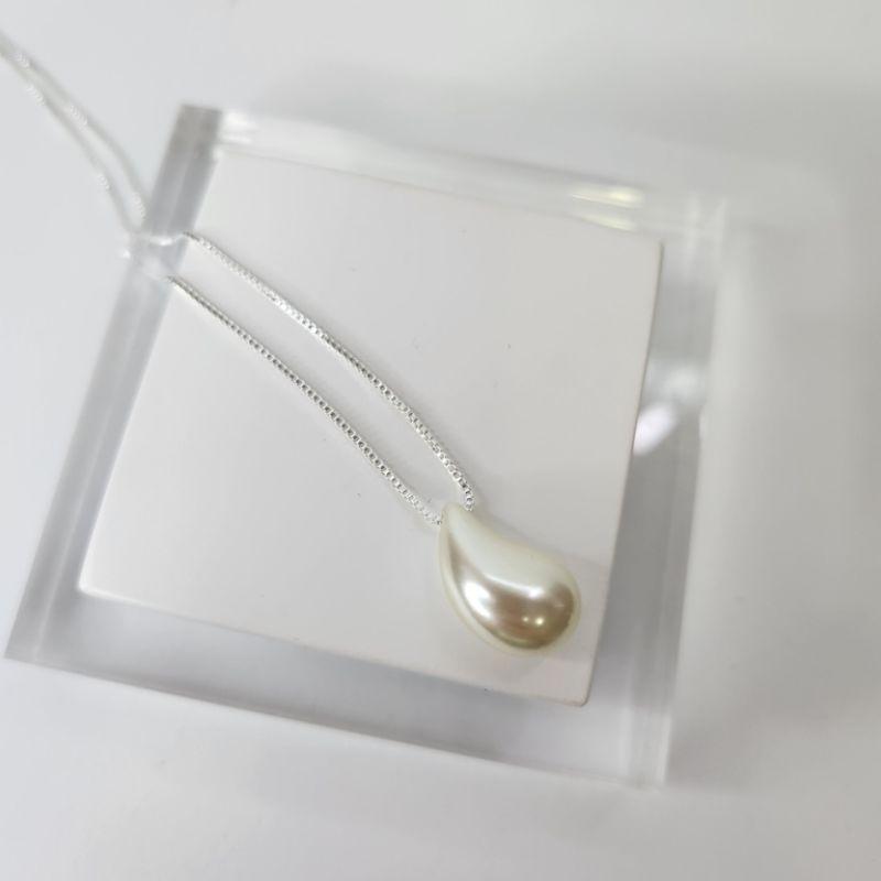 COLAR PRATA GOTA D ÁGUA