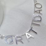 COLAR PRATA GRATIDÃO