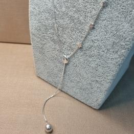 COLAR PRATA GRAVATINHA ESTRELAS	