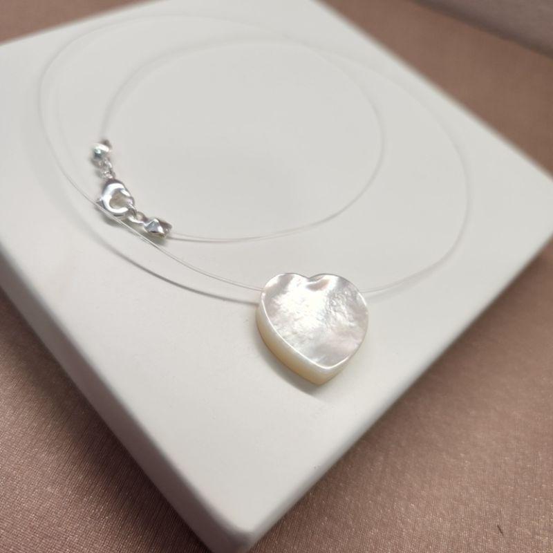 COLAR PRATA INV CORAÇÃO MADR