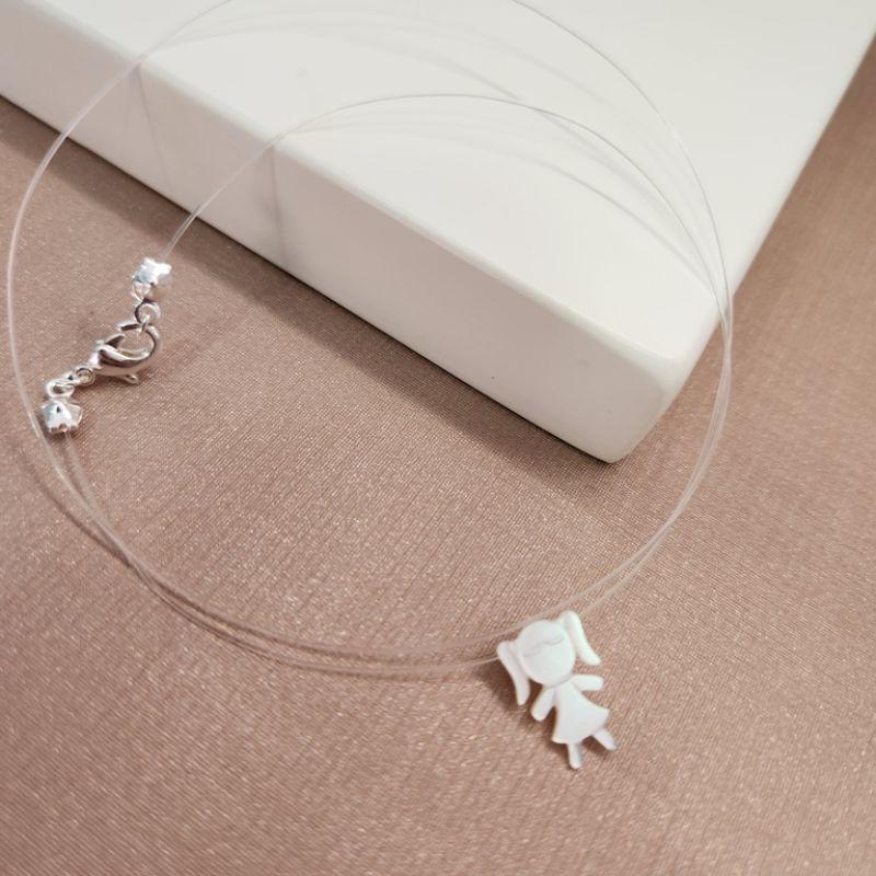 COLAR PRATA INV MENINA MADR