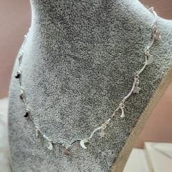 COLAR PRATA LUA ESTRELA