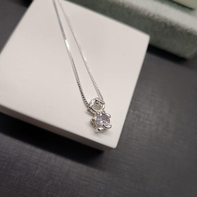 COLAR PRATA MENINO CRISTAL