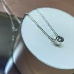 COLAR PRATA PONTO DE LUZ MINI