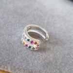 PIERCING FAKE PRATA 2 ZIRC R	