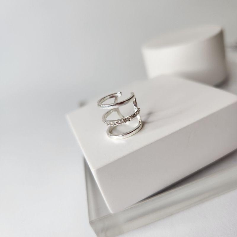 PIERCING FAKE PRATA 3 FILAS