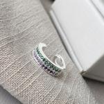 PIERCING FAKE PRATA LISO COLOR