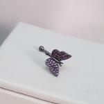 PIERCING FAKE RN BORBOLETA LAVANDA