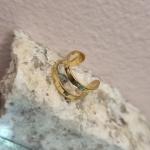 PIERCING OURO 2 FILAS