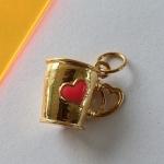 PINGENTE OURO CAFÉ