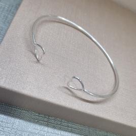 PULSEIRA BRACELETE PRATA CORAÇÃO