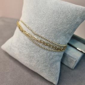 PULSEIRA OURO 4 CORRENTES	