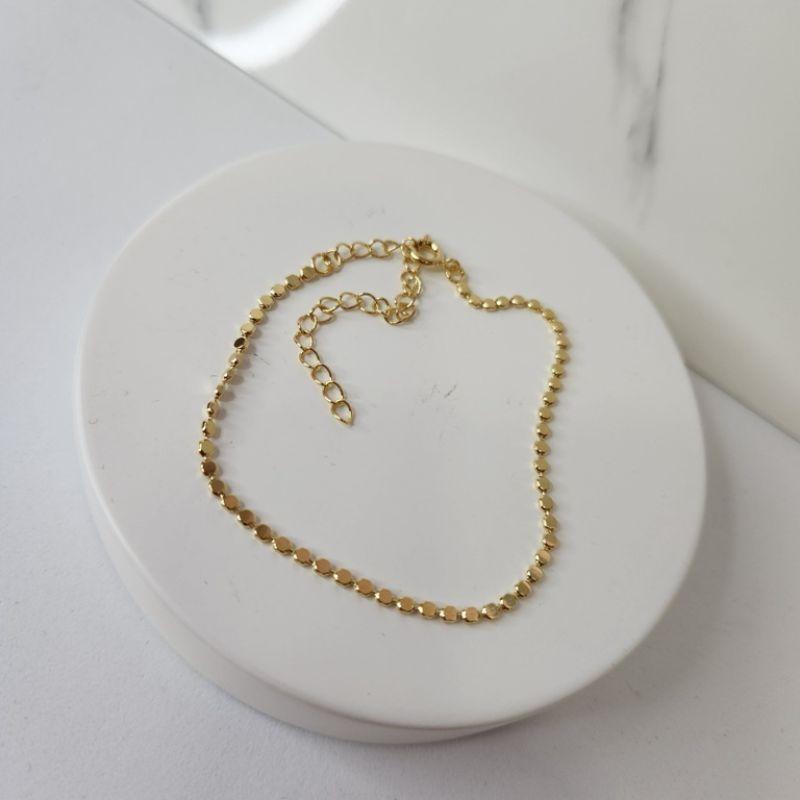 PULSEIRA OURO BOLINHA CHAPADA