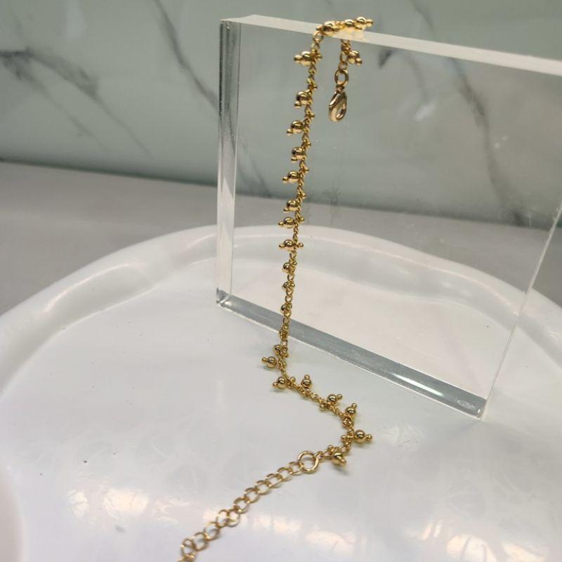 PULSEIRA OURO BOLINHA PINO