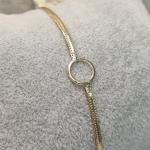 PULSEIRA OURO CIRCULO	