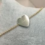 PULSEIRA OURO CORAÇÃO CHAPA	