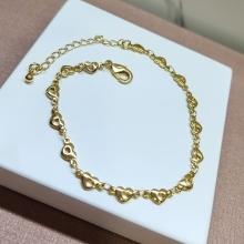 PULSEIRA OURO CORAÇÃO VAZ