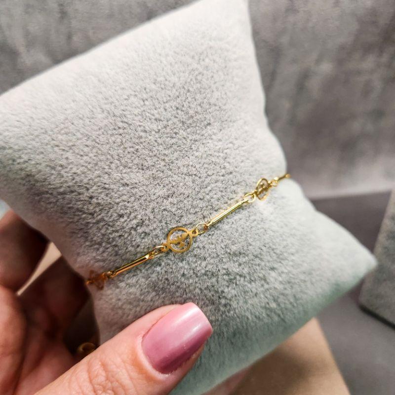 PULSEIRA OURO DIVINO VAZADO