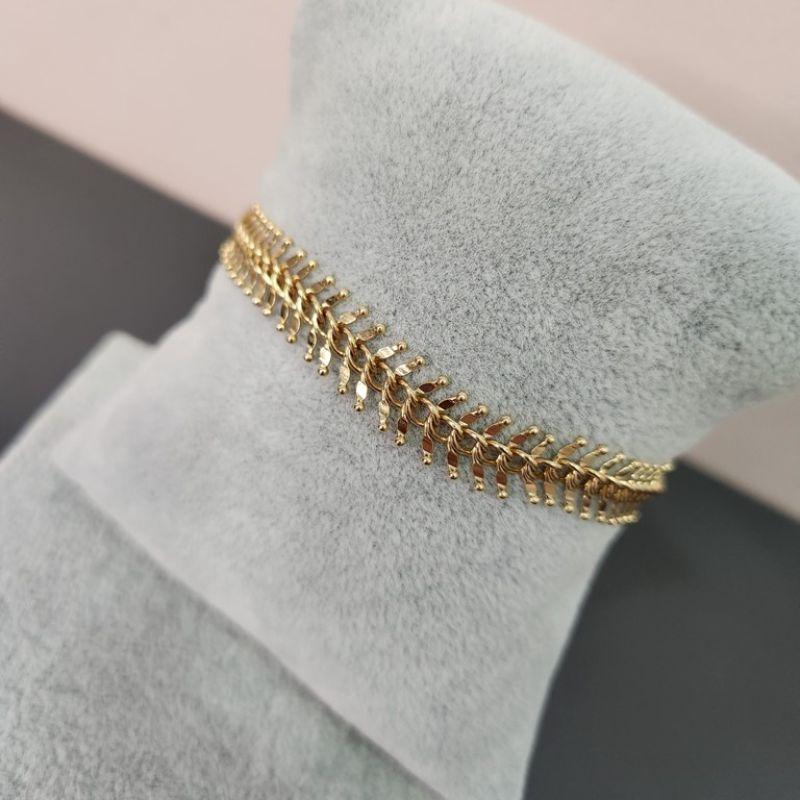 PULSEIRA OURO ESCAMAS