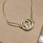 PULSEIRA OURO HAMSÁ VAZADA ZIRC