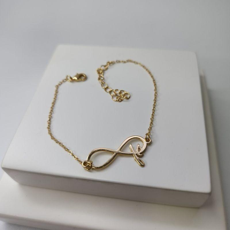 PULSEIRA OURO INFINITO FÉ