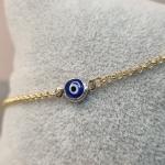 PULSEIRA OURO OLHO GREGO AZUL	PO456	5