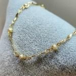 PULSEIRA OURO PÉROLAS PININHO