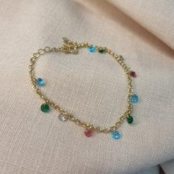 PULSEIRA OURO RAINBOW TIFFANY
