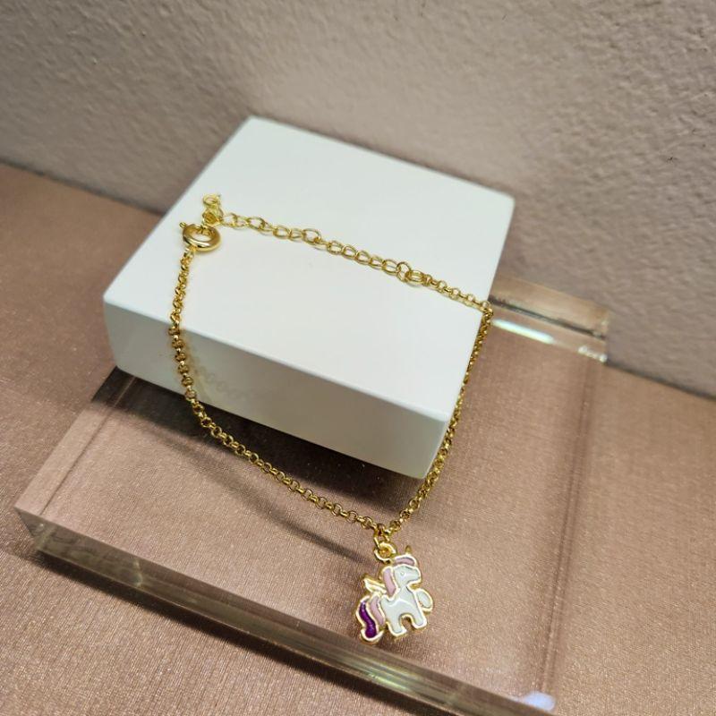 PULSEIRA OURO UNICORNIO