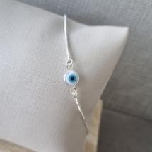 PULSEIRA PRATA 1 OLHO