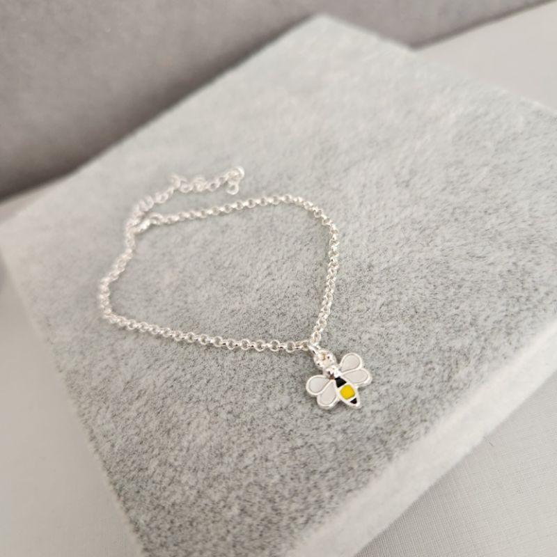 PULSEIRA PRATA ABELHINHA