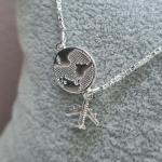 PULSEIRA PRATA AMO VIAJAR