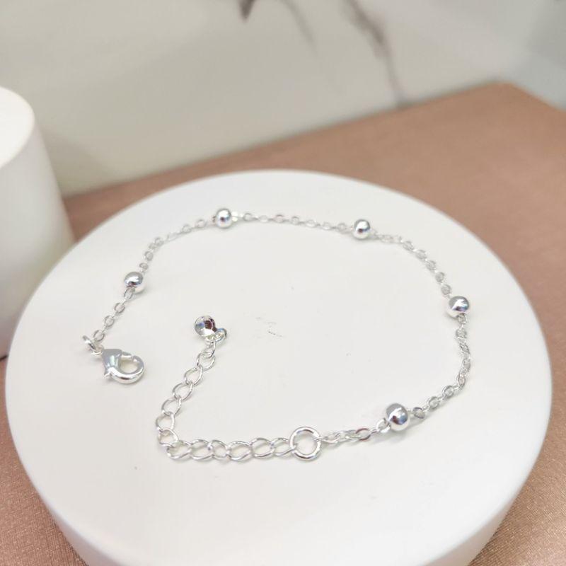 PULSEIRA PRATA BOLINHA CLASSIC