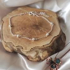 PULSEIRA PRATA BOLINHAS ESPASSADAS