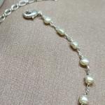 PULSEIRA PRATA CORAÇÃO PEROLA