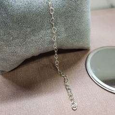 PULSEIRA PRATA CORAÇÃO VAZADO