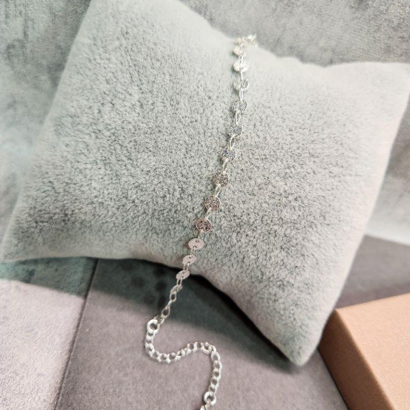 PULSEIRA PRATA DISCO MINI FOSCO