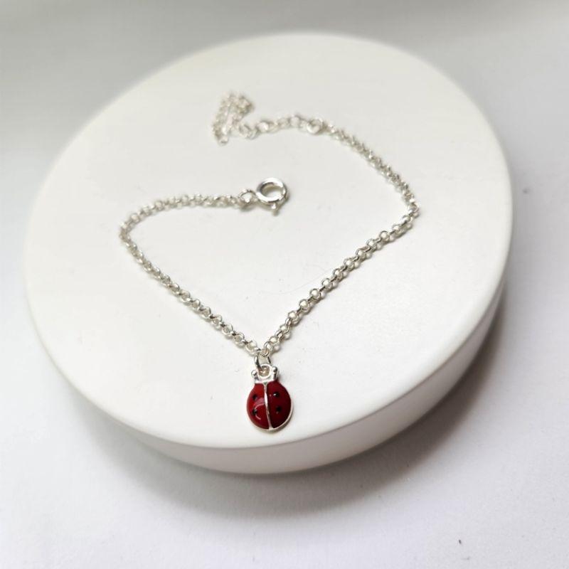 PULSEIRA PRATA INFANTIL JOANINHA