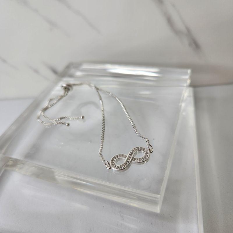 PULSEIRA PRATA INFINITO ZIRC