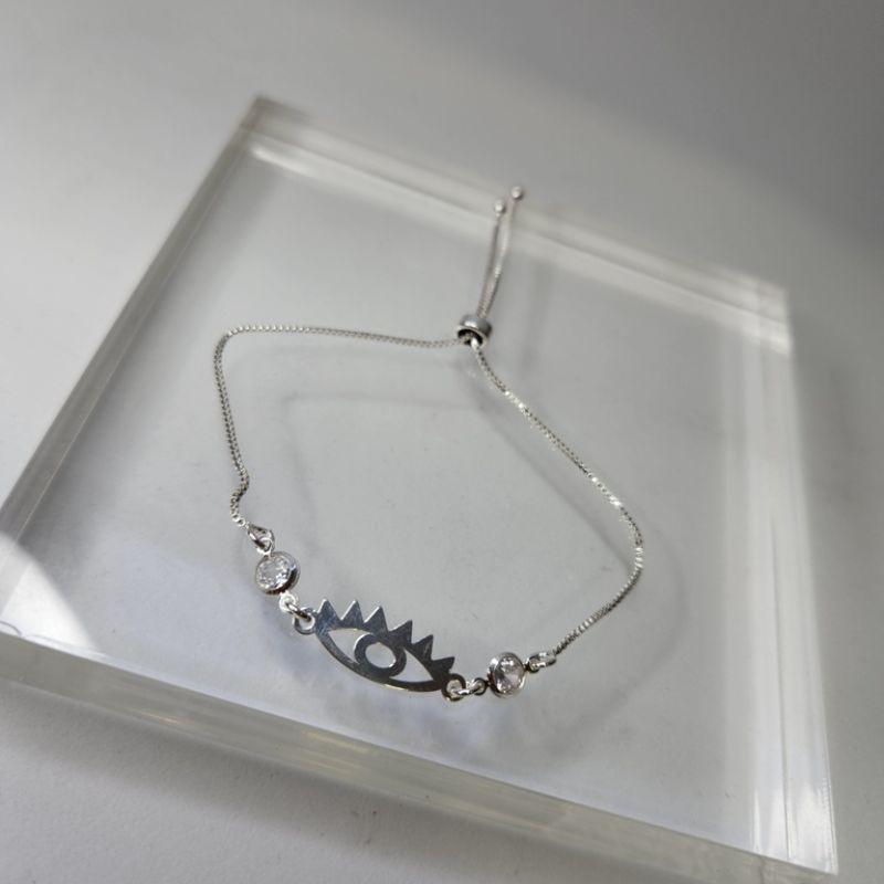 PULSEIRA PRATA OLHO