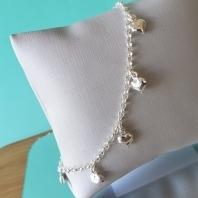 PULSEIRA PRATA PIN CORA