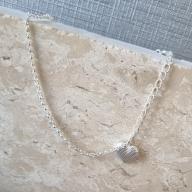 PULSEIRA PRATA PING 1 CORAÇÃO	 