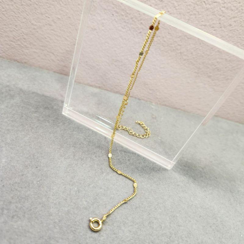 TORNOZELEIRA OURO CORR BOL CHAP