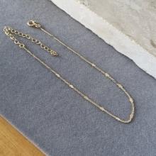 TORNOZELEIRA OURO CORRENTE CORA